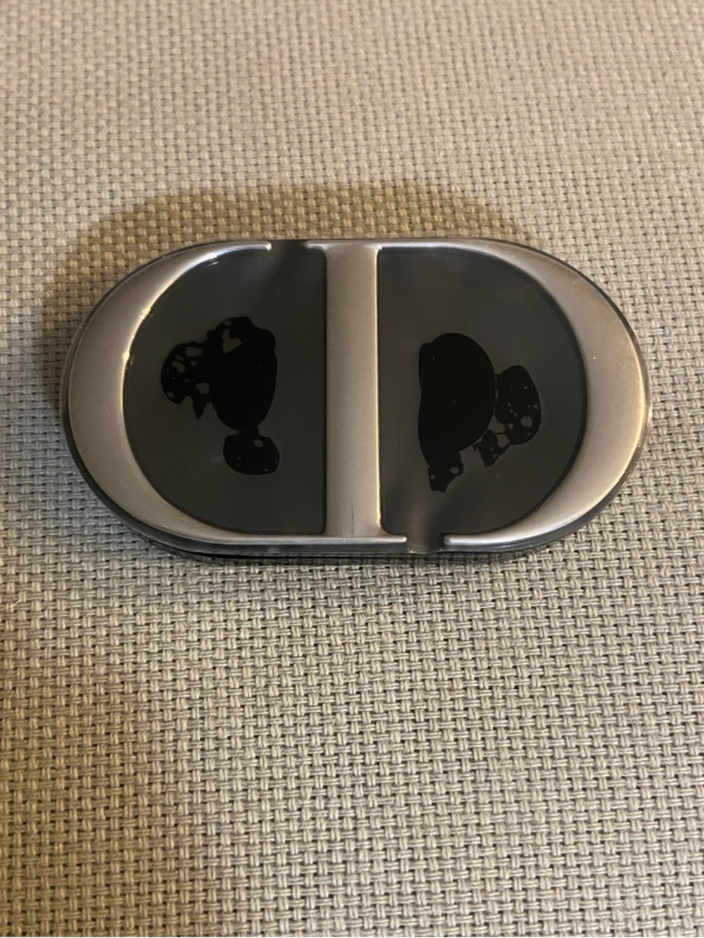New! Dior VIP Black and Silver Phone Mirror